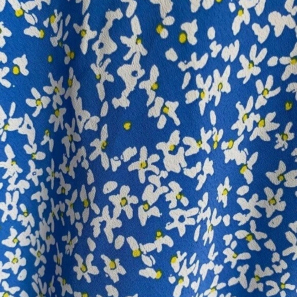 Zara Blue and White Floral Dress - Picture 5 of 5